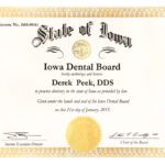 Iowa Dental Board License